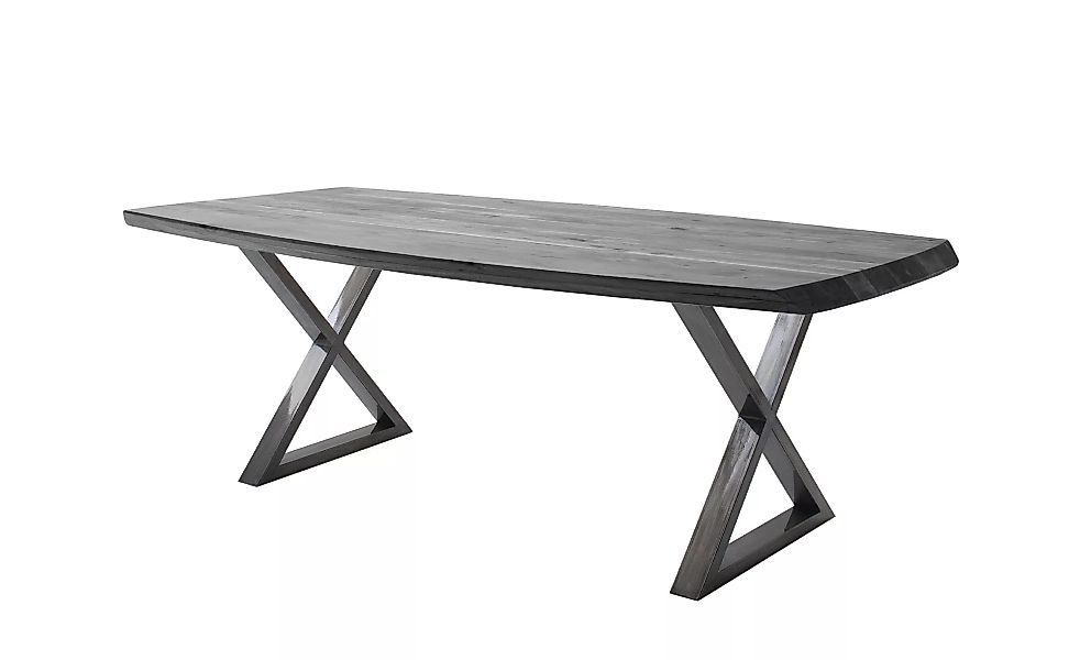 Woodford Kufentisch massiv  Alabria - grau - 100 cm - 79 cm - Tische > Esst günstig online kaufen