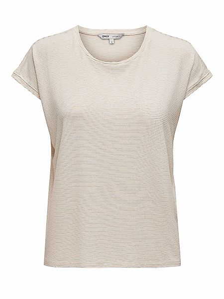 ONLY CARMAKOMA Kurzarmshirt "CARCLAUDIA LIFE S/S GLITTER TOP NOOS" günstig online kaufen