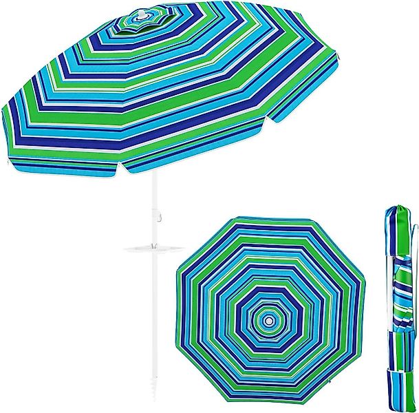 COSTWAY Sonnenschirm Gartenschirm, LxB: 220,00x220,00 cm, günstig online kaufen
