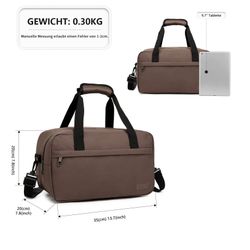 KONO Reisetasche Handgepäck Tasche Unisex Gym günstig online kaufen