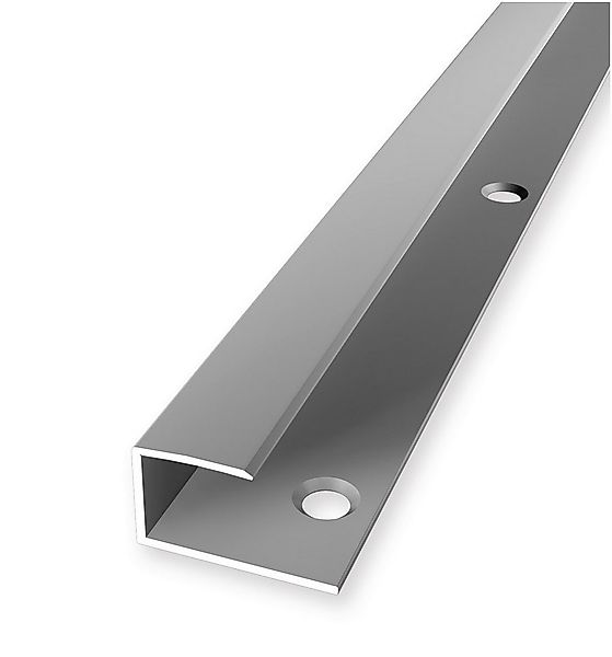 PROVISTON Abschlussprofil Aluminium, 23 x 2700 mm, Silber, Einfass- & Absch günstig online kaufen