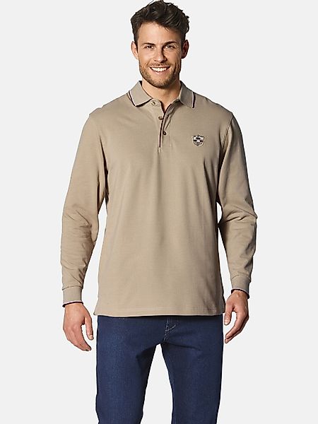 Babista Langarm-Poloshirt MILANVETZO hochwertige Piqué-Baumwolle günstig online kaufen