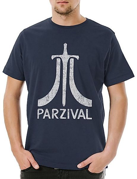 Urban Backwoods Print-Shirt Urban Backwoods Parzival Herren T-Shirt Navy Gr günstig online kaufen