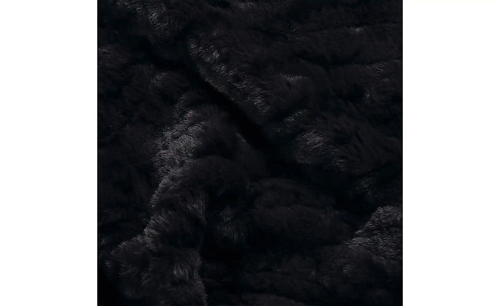 Musterring Plaid   ¦ schwarz ¦ Kunstfell ¦ Maße (cm): B: 130 H: 2 Dekokisse günstig online kaufen