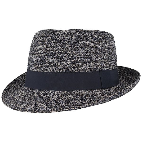 Breiter Strohhut knautschbarer Trilby aus Baumwollmix günstig online kaufen
