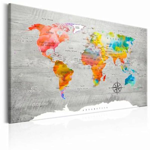 artgeist Wandbild Multicolored Travels grau Gr. 60 x 40 günstig online kaufen