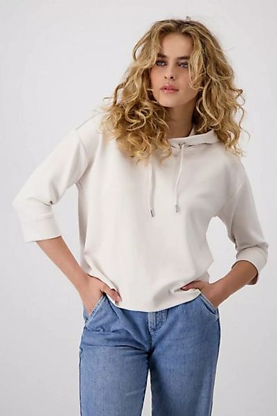 Monari Sweatshirt Sweatshirt Schmuckkette Mit Kapuze mit Schmucköse und Bin günstig online kaufen