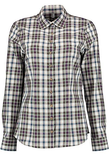 OS Trachten Trachtenbluse Vimara Tailliert, Haifischkragen, 1/1-Arm, Echter günstig online kaufen