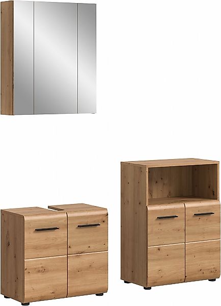 welltime Badmöbel-Set "FLORENZ, TOPSELLER, 3-teilige Badkombination, hochwe günstig online kaufen