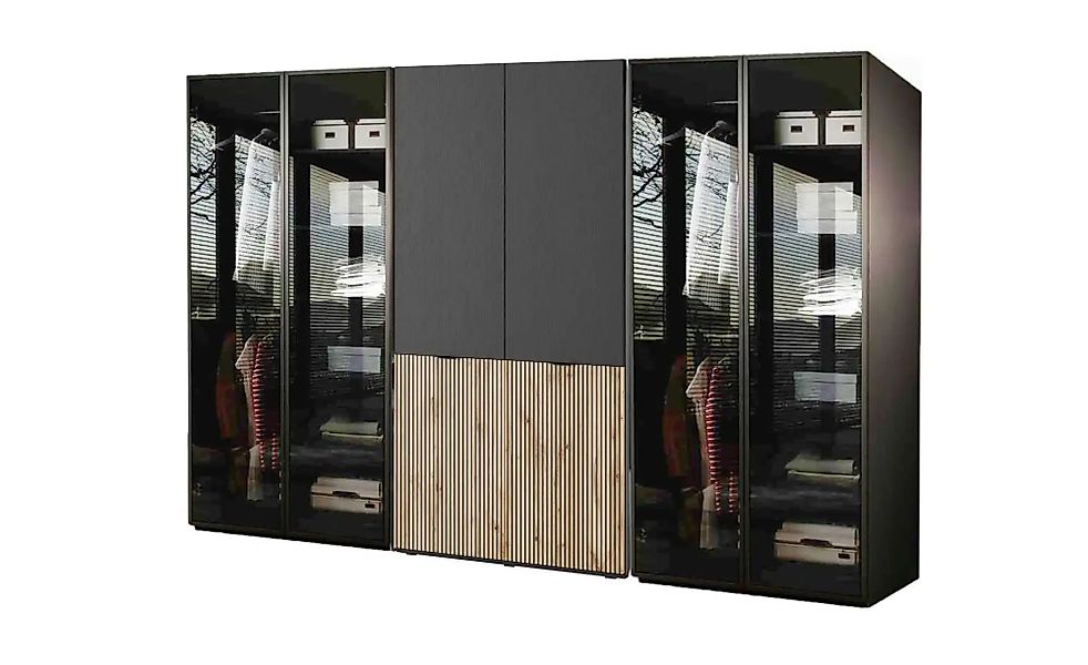 Drehtürenschrank 303 cm breit Sandbox ¦ schwarz ¦ Maße (cm): B: 303 H: 200 günstig online kaufen