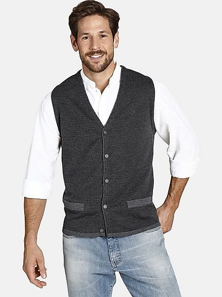 Jan Vanderstorm Strickweste TANE mit zwei aufgesetzten Patten günstig online kaufen