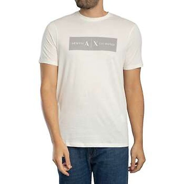 EAX  T-Shirt Streifen-Logo-T-Shirt günstig online kaufen