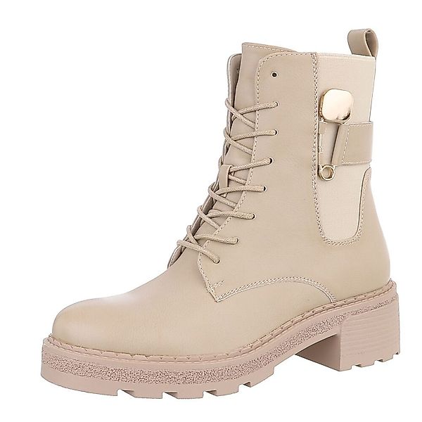 Ital-Design Damen Schnürschuhe Freizeit Schnürstiefelette (87531920) günstig online kaufen