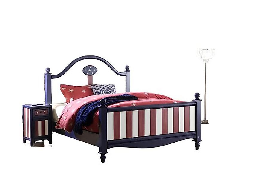 JVmoebel Bett America Kinderzimmer Betten Schlafzimmer Holz echtholz Möbel günstig online kaufen