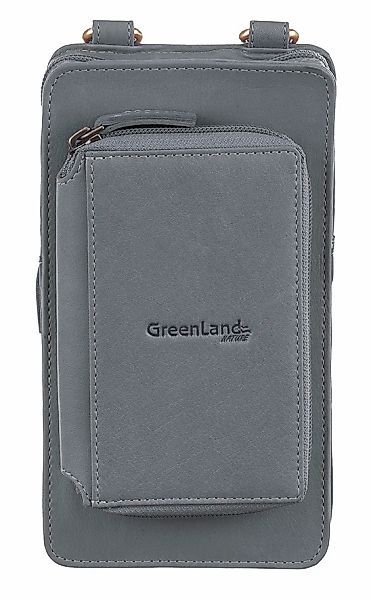 GreenLand Nature Handytasche "NATURE Soft" mit aufgesetzter Börse und RFID- günstig online kaufen