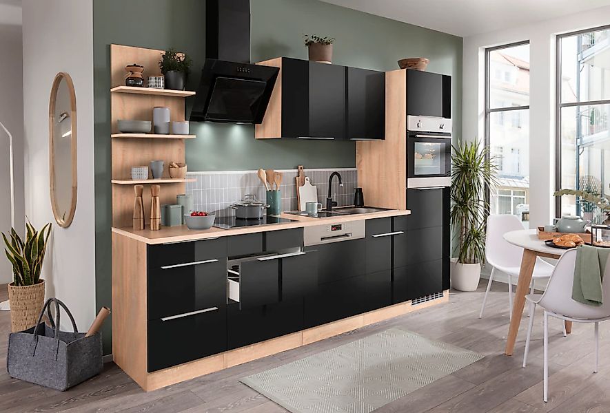 KOCHSTATION Küchenzeile »KS-Brindisi Breite 280 cm«, wahlweise mit E-Geräte günstig online kaufen