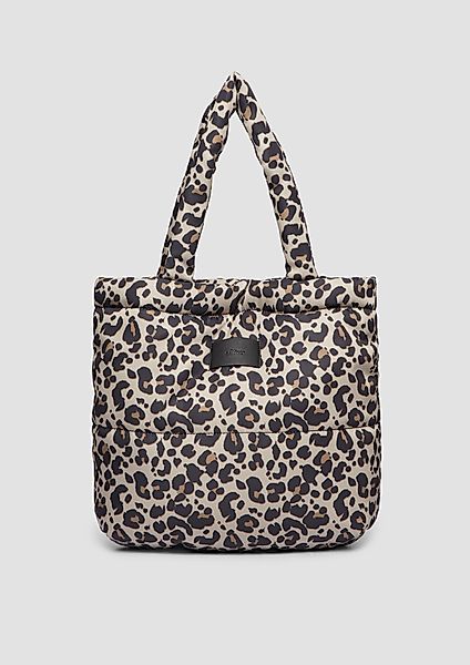 s.Oliver Tragetasche Shopper mit Leo-Muster günstig online kaufen