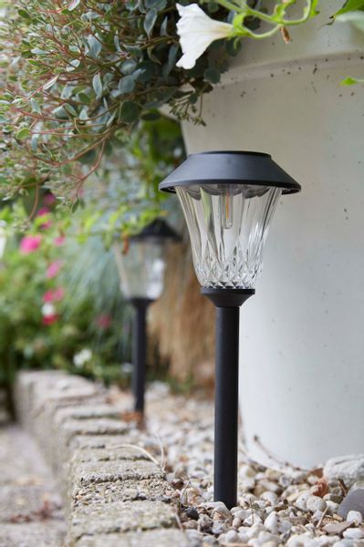 LUXFORM Gartenleuchte "Solar-Gartenlampe - St. Tropez - 3 Stück - 5 Lumen" günstig online kaufen
