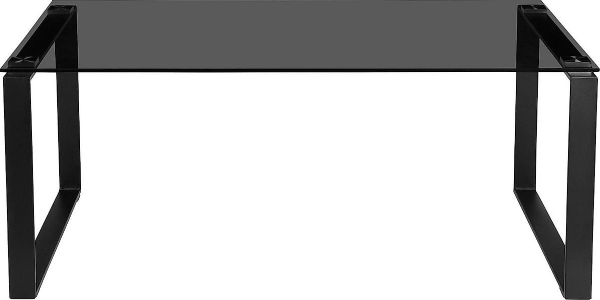 OTTO home Couchtisch Simsbury, Tischplatte aus gehärtetem Glas 0,8 cm, Gest günstig online kaufen