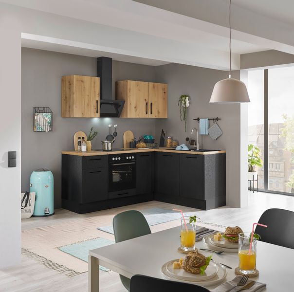 BASIC by Balculina Winkelküche "Turin" Stellbreite 210x175 cm, wahlweise mi günstig online kaufen