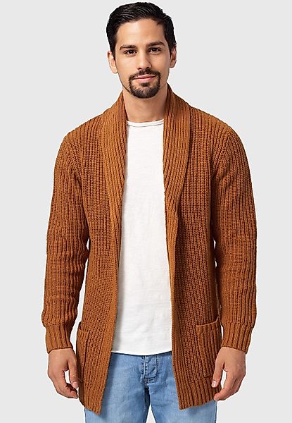 Indicode Strickjacke Anaheim mit 2 aufgesetzten günstig online kaufen