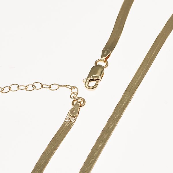 Bella Carina Goldkette Breite Schlangenkette 3,3 günstig online kaufen