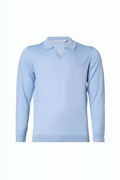 Silk and Cashmere Sweater Luxuriöses Langarm-Poloshirt Herren, 75% Wolle, 2 günstig online kaufen