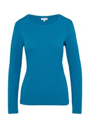 s.Oliver Langarmshirt T-Shirt Longsleeve aus Baumwollstretch günstig online kaufen