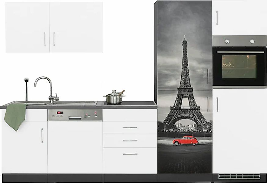 KOCHSTATION Küchenzeile »KS-Paris – Küchen mit einzigartigen Fotomotiven au günstig online kaufen