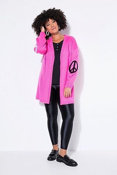 Angel of Style Strickjacke Strickjacke offener Loose Fit Peace-Zeichen günstig online kaufen