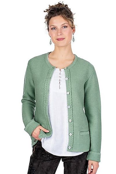 Hammerschmid Trachtenstrickjacke Trachten Strickjacke - FINNLAND - mint günstig online kaufen