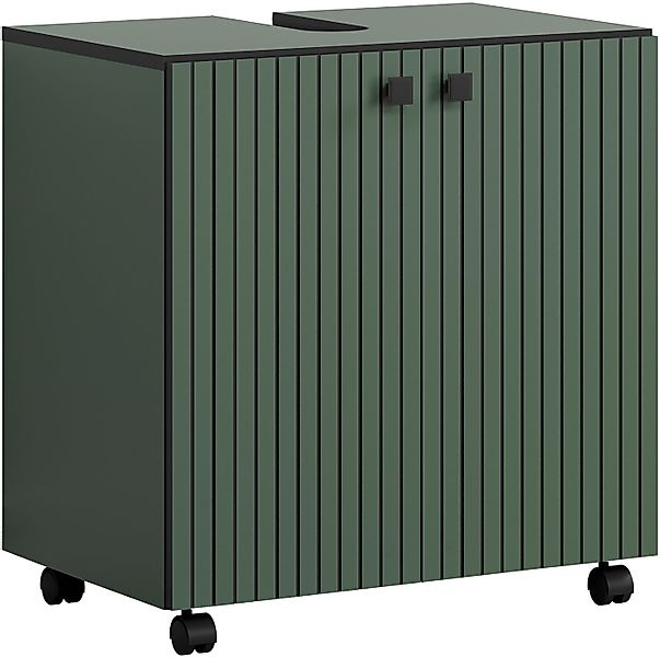 welltime Waschbeckenunterschrank Amrum Waschtisch auf Rollen - (B/T/H) wahl günstig online kaufen