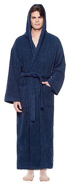 Arus Herrenbademantel Astrom aus Baumwoll-Frottee, Reisebademantel, Saunama günstig online kaufen