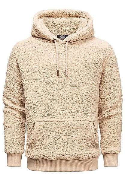 Amaci&Sons Kapuzenpullover CARNEY Kapuzenpullover Teddyfell Herren Teddy Sw günstig online kaufen