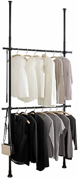 WENKO Teleskopregal "Modell Herkules Basic", Kleiderstangen zum Klemmen ohn günstig online kaufen