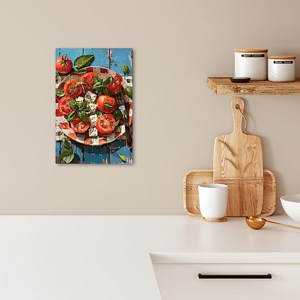 OneMillionCanvasses® Leinwandbild Caprese - Salat - günstig online kaufen