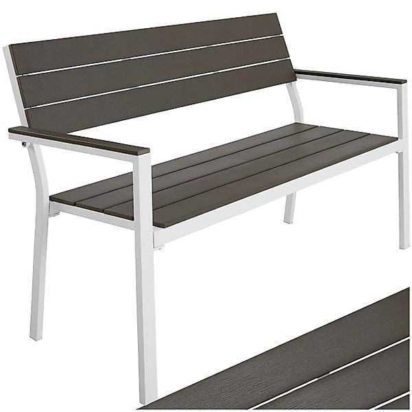 tectake Gartenbank Sitzbank Line 2-Sitzer mit günstig online kaufen