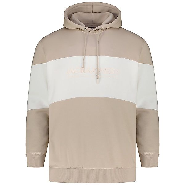 Jack&Jones Hoodie aus Baumwollmischung Farbe beige Größe: 8XL günstig online kaufen