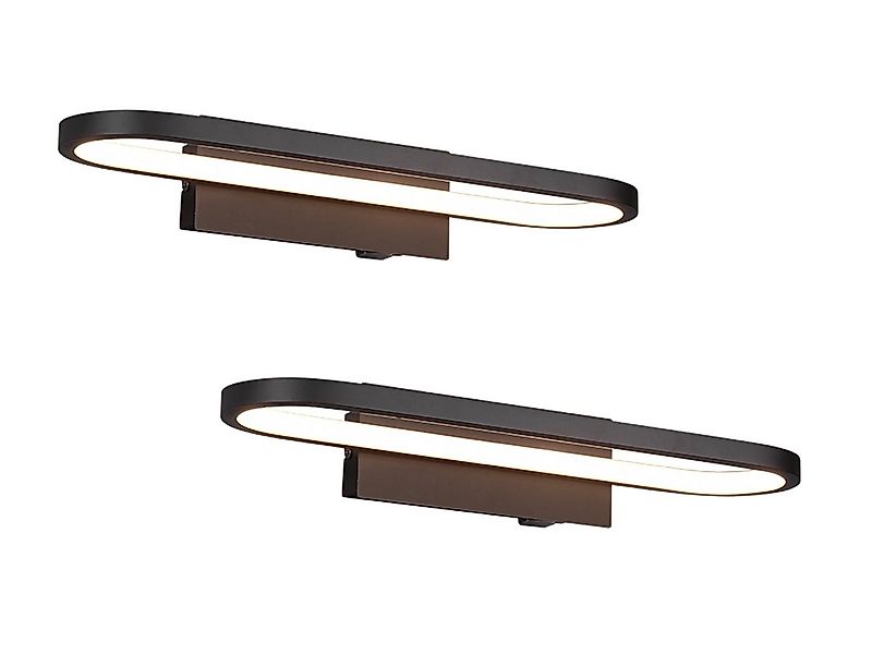 TRIO Leuchten Spiegelleuchte, LED fest integriert, Warmweiß, 2er Set Wand-l günstig online kaufen