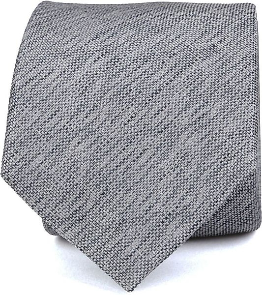 Krawatte Seide Grau K82-1 - günstig online kaufen