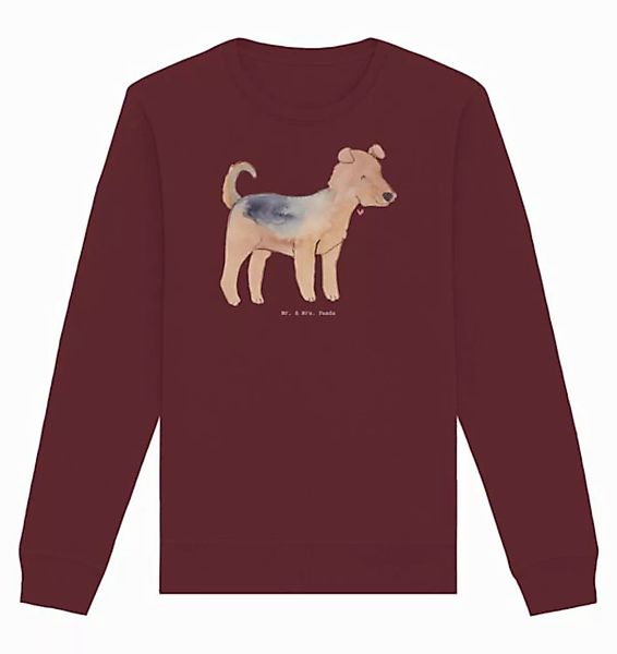 Mr. & Mrs. Panda Longpullover Größe XS Airedale Terrier Moment - Burgundy - günstig online kaufen