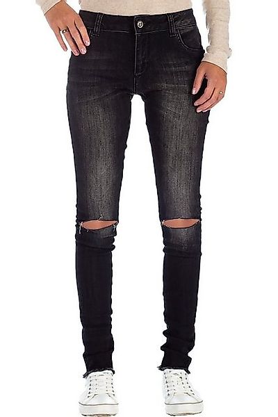 Cipo & Baxx 5-Pocket-Jeans Stonewashed Hose BA-19CB05 (1-tlg) mit Knielöche günstig online kaufen