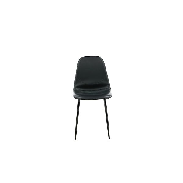 ebuy24 Polar Esszimmerstuhl PU Kunstleder Schwarz günstig online kaufen