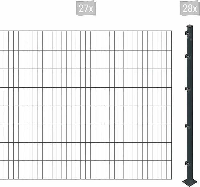 Arvotec Einstabmattenzaun "ESSENTIAL 160 zum Einbetonieren", Zaunhöhe 160 c günstig online kaufen