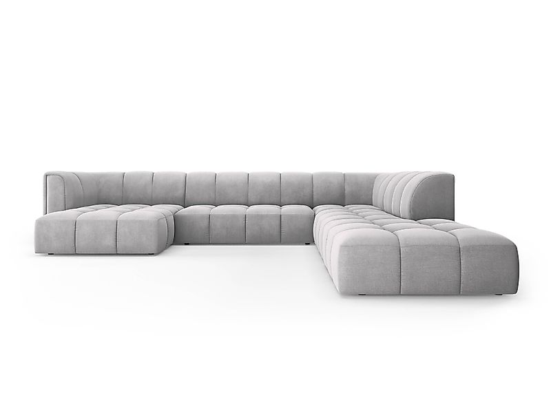 Milo Casa | Panorama-Ecksofa Francesca Chenille rechts 7-Sitzer günstig online kaufen