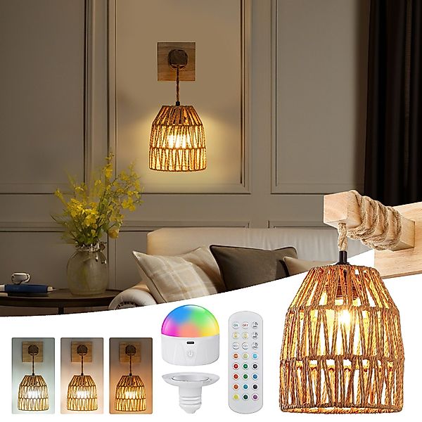 LMaxhome LED Wandleuchte Vintage Wandlampe Innen günstig online kaufen
