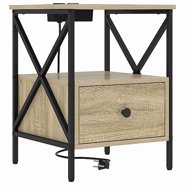 vidaXL Nachttisch Sonoma-Eiche 41,5 x 40,5 x 55 cm Holzwerkstoff 859552 günstig online kaufen