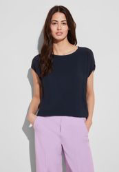 STREET ONE T-Shirt mit U-Boot-Ausschnitt günstig online kaufen