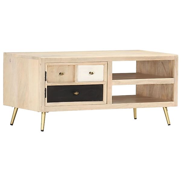 vidaXL Couchtisch 90x45x40 cm Massivholz Mango 286523 günstig online kaufen