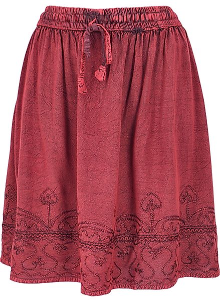 Guru-Shop Minirock Bestickter Boho Minirock - günstig online kaufen